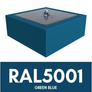 Aluminium Somni Water Table -  RAL 5001 - Green Blue